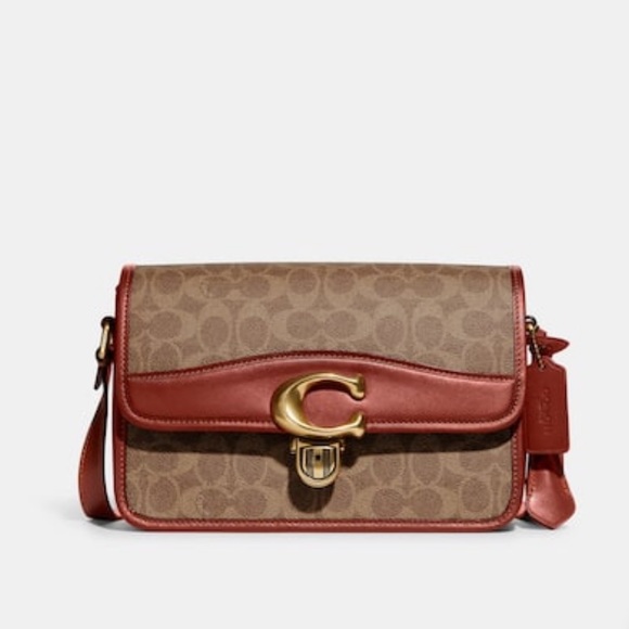 BNWT -Coach Studio Shoulder Bag ( Tan/Rust)❌SOLD❌ - Picture 2 of 13